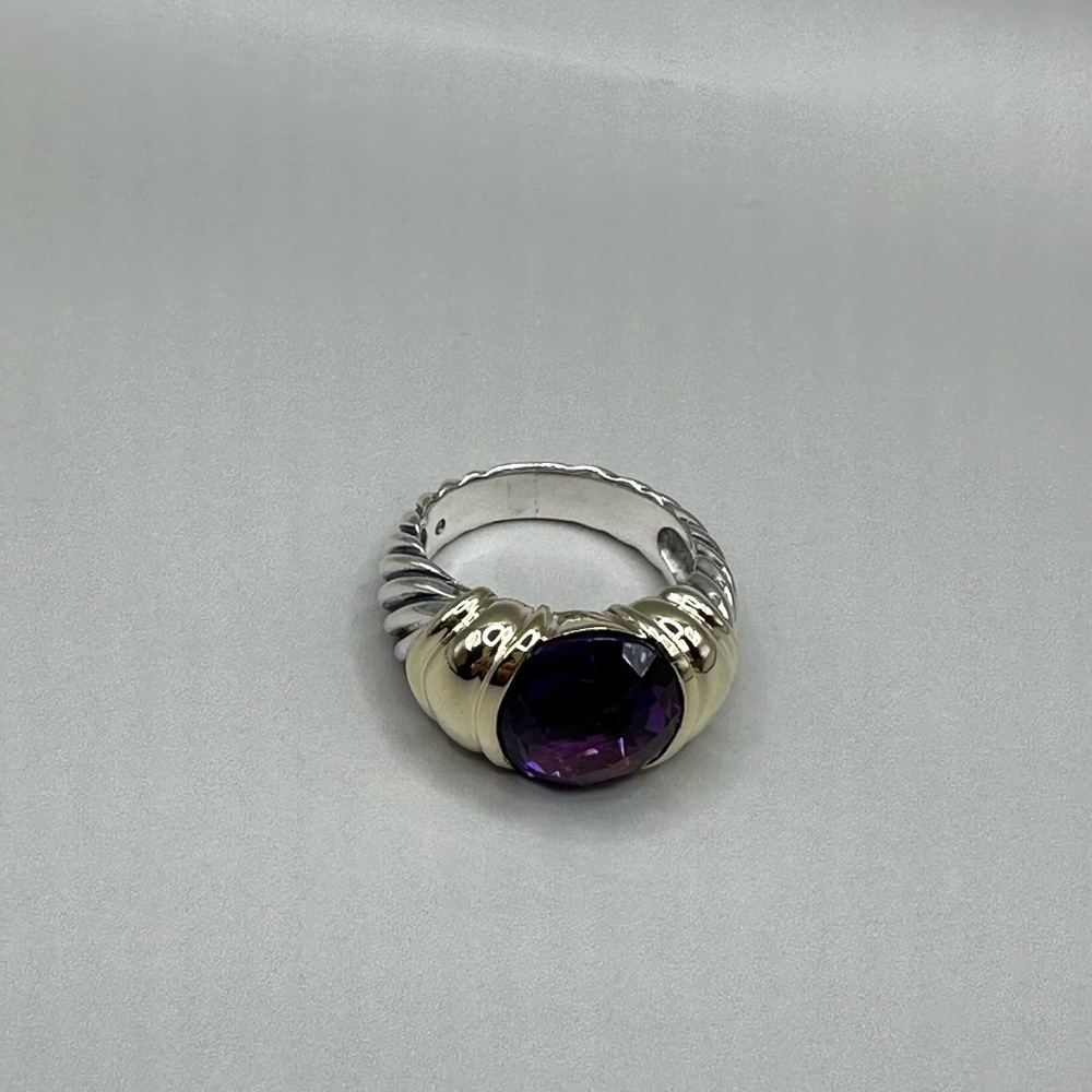 David Yurman amethyst Capri ring size 7